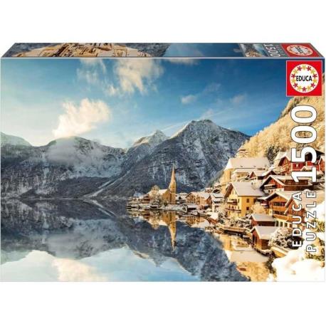 EDUCA - Puzzle 1500 Hallstatt Inverno 20284