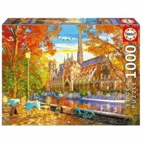 EDUCA - Puzzle 1000 Outono Em Notre Dame 19936