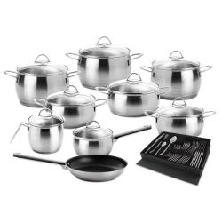 SILAMPOS - Conj. 9 + Faqueiro 24 Peças Oceanus Satin Glass 636124V80496