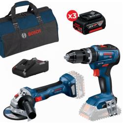 BOSCH - Berbequim GSB +Rebarbadora GWS 0615990M4A