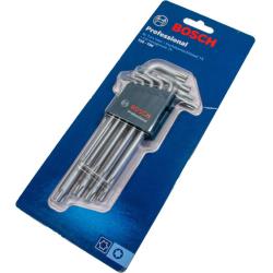 BOSCH - Set de 9 Chaves Torx 1600A01TH4