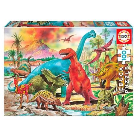EDUCA - Puzzle 100 Dinossauros 13179