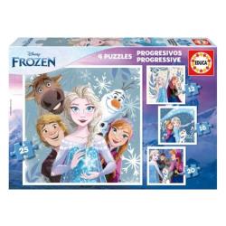 EDUCA - Puzzle Progressivos Frozen 12-16-20-25 19735