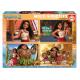 EDUCA - Puzzle Multi 4 Puzzles 50-80-100-150 Vaiana 2 20104