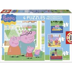 EDUCA - Puzzle Progressivos Peppa Pig 6-9-12-16 15918